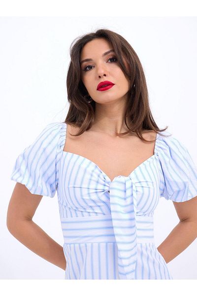 estevia 5948 Dress-Los Angeles Striped