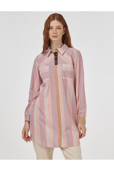 KYR Button Detailed Cotton Tunic Tile