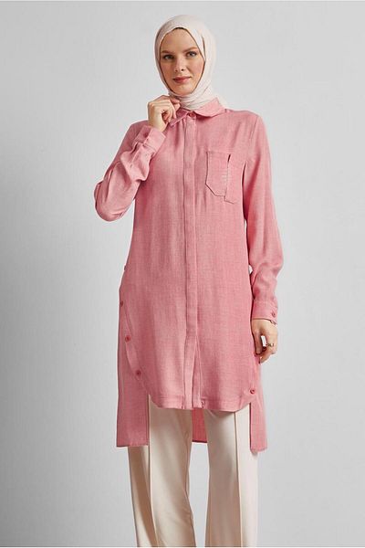Alvina Asymmetric Cut Tunic 44816