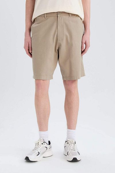 DeFacto 100% Cotton Regular Fit Bermuda Shorts E1716Ax25Sm