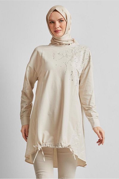 Alvina Stone Printed Tracksuit Tunic 44450