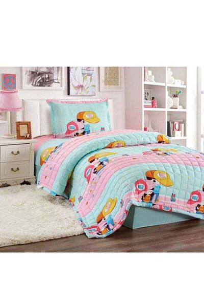 homestyle Compressed Bed Quilt Set 3 Pieces - Kids Designs