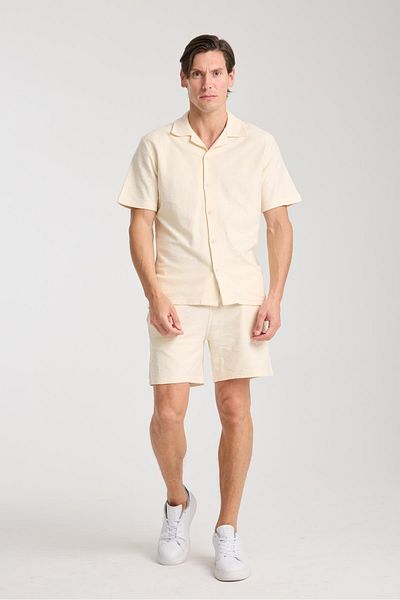 Store Men's 100% Cotton Shorts and Short Sleeve Polo Shirt Set - Comfortable and Stylish Summer