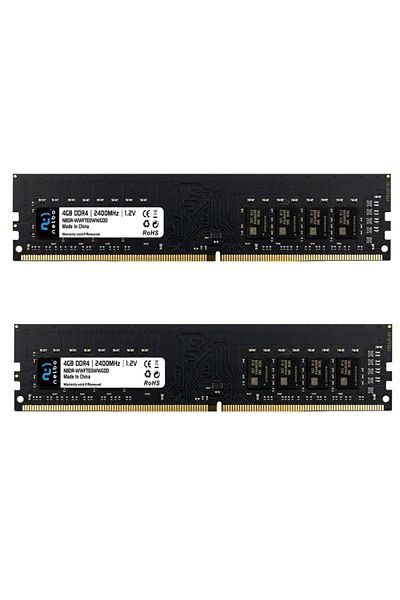 nelbo RAM memory 8 GB, set 2x4 GB, ddr4, 2400 Mhz, Nelbo, for computer, black