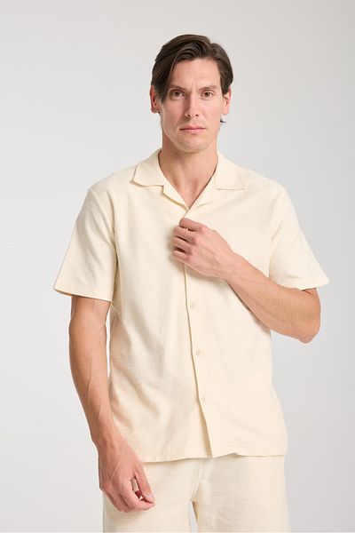 Store Men's 100% Cotton Shorts and Short Sleeve Polo Shirt Set - Comfortable and Stylish Summer