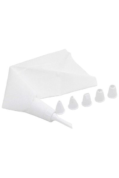 Chef Craft 6-Piece Cake Decorating Kit White