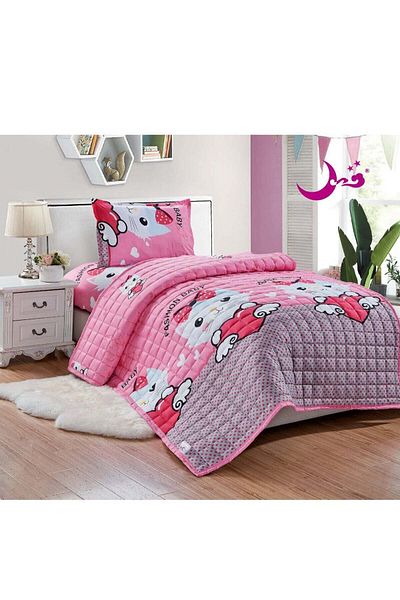 Mon Compressed Quilt Set 3 Pieces Microfiber