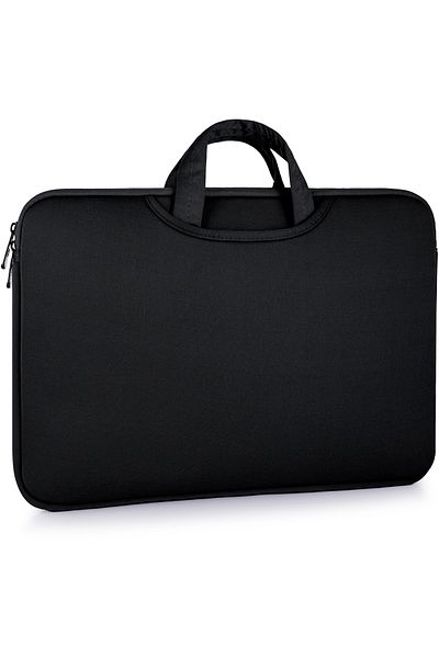 zagatto Laptop bag 15.6”, black, slim 2-in-1 design, shock-absorbing, dual front pockets, ZG631