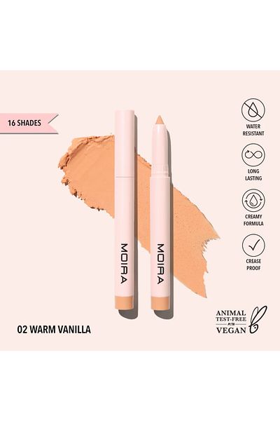 MOİRA Moira Wink Eyeshadow Pencil (002, Warm Vanilla)