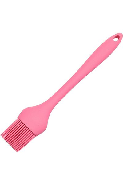Chef Craft Premium Silicone Stain Resistant Basting Brush Pink 10.25inch