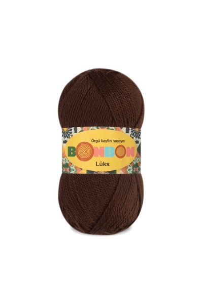 NAKO Bonbon Lüks 98297 Kahverengi (5 Adet) Örgü İpi