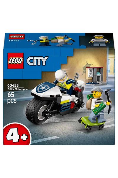 TOYFEST Lego City Police Motorcycle Chase 60455