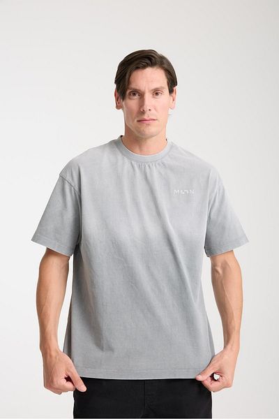 Store Men's Crew Neck Cotton Moon Printed T-Shirt - Modern and Stylish Sports Style, Summer