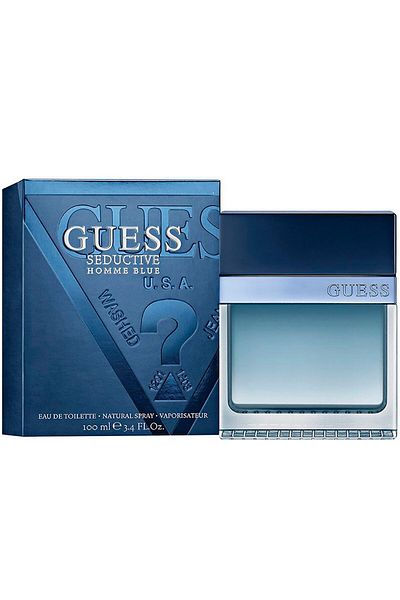 Guess Seductive Blue Eau De Toilette For Men – 100ml | Long-lasting Fresh Scent