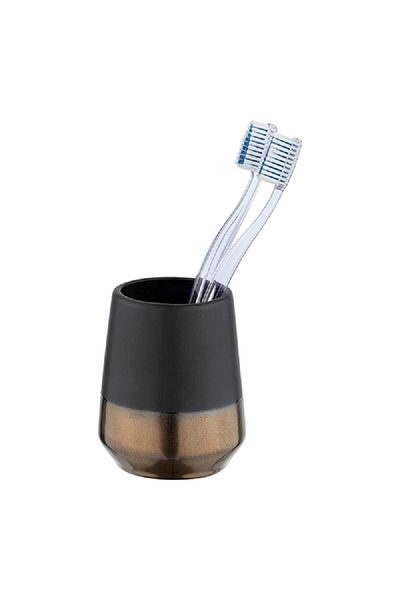 Wenko Brandol Ceramic Tumbler Black and Copper