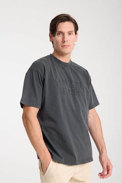 Store Men's Cotton T-Shirt - Basic Soft and Comfortable Summer Design - Text Printed