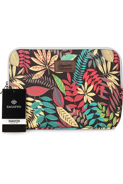 zagatto Husă pentru laptop 13–14.2”, multicoloră, impermeabilă, compatibilă cu MacBook Pro/Air, 35.5x26x2 cm, ZG634