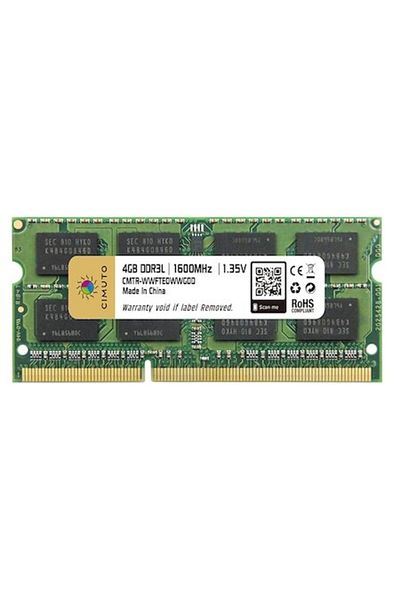 CIMUTO RAM memory 4 GB sodimm DDR3L, 1600 MHz, CIMUTO, for laptop
