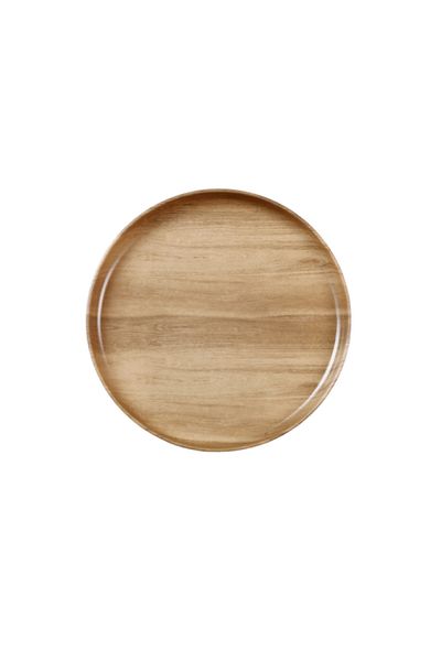Felli Modern and Elegant Design Melamine Round Side Plate Brown 20 x 2cm