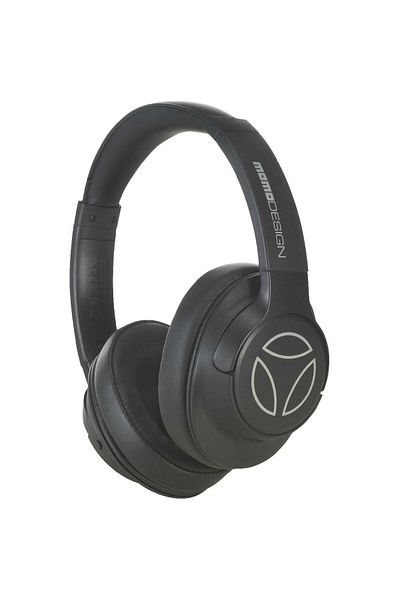 Momo Design Wireless Headphones, 30h Battery Life, Bluetooth 5.2,over The Ear, Type C Charger, Black