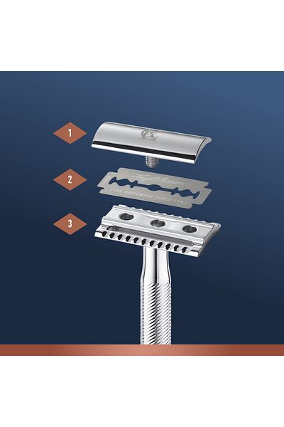 Gillette Lame de ras cu muchie dublă King C. Gillette, 10 buc.