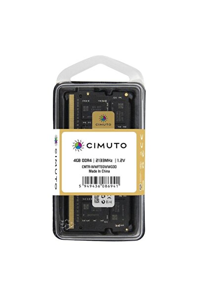 CIMUTO RAM memory 4 GB sodimm DDR4, 2133 Mhz, CIMUTO, for laptop