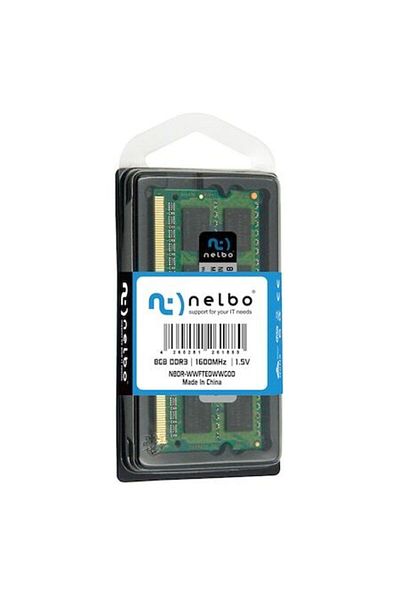 nelbo RAM memory 8 GB sodimm DDR3, 1600 MHz, Nelbo, for laptop