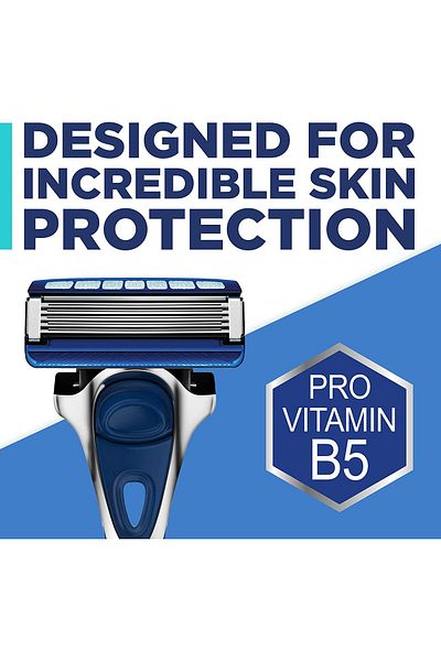 Wilkinson Sword Hydro 5 Skin Protection Regular Razor Refill Set with Vitamin B5, men, 8 pcs