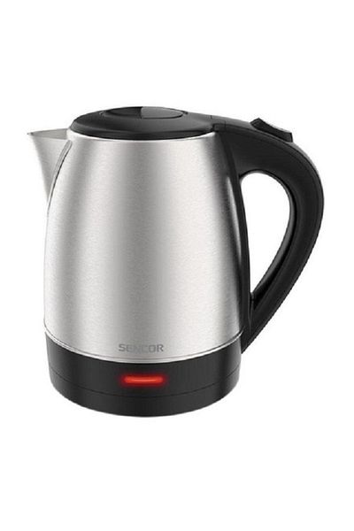 Sencor 1560W Stainless Steel Electric Kettle Silver and Black 1.7 Liter