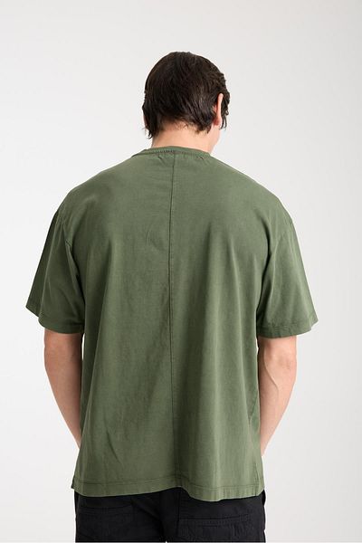Store Men's Cotton Crew Neck Oversize T-Shirt - Summer Comfortable and Trendy Style