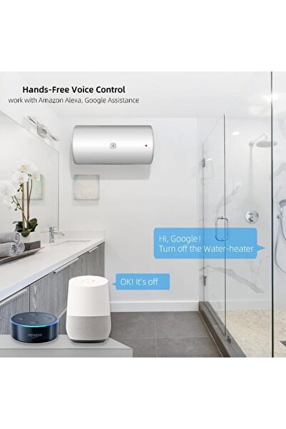 Generic UanTii Smart Water Heater Switch 30A 220V 6600W Switch Tuya Wifi Boiler Switch Smart Life APP Remote