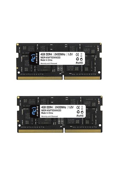 nelbo Set memorie RAM 8 GB (2x4 GB) sodimm DDR4, 2400 MHz, NELBO, pentru laptop