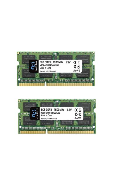 nelbo RAM memory set 16 GB (2x8 GB) SODIMM DDR3, 1600 MHz, Nelbo, dual channel, for laptop