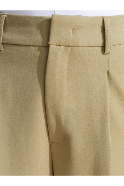 Dilvin 72128 Παντελόνι με ψηλόμεσο χαλαρό-Çağla