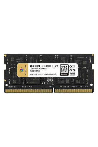 CIMUTO RAM memory 4 GB sodimm DDR4, 2133 Mhz, CIMUTO, for laptop