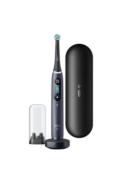 Oral-B Periuță de dinți electrică iO8 cu tehnologie magnetică și micro-vibrații, inteligență artificială
