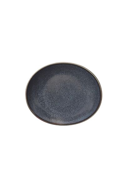 Easy Life Collection's Magma Dishwasher and Microwave Safe Dessert Plate Grey 15 x 13cm