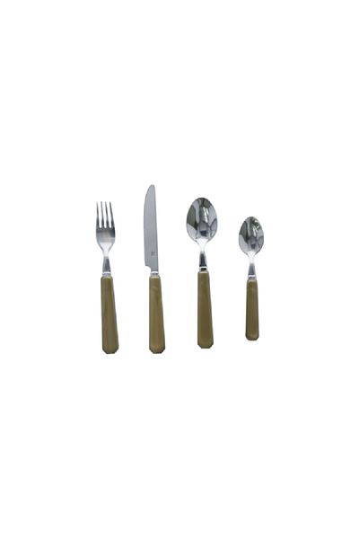 Amefa 24-Piece Flatware Set Mono Gold