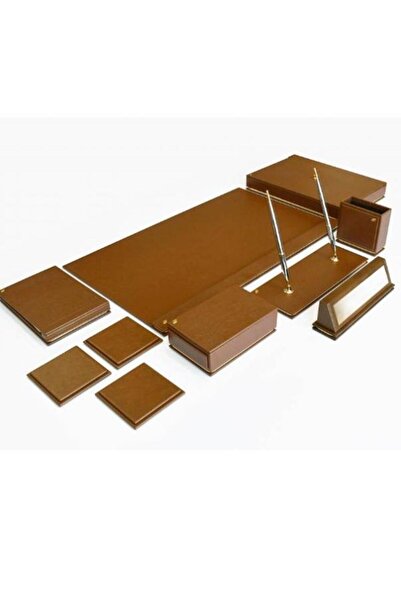 Tabac LÜKS SUNİ DERİ SÜMEN TAKIMI İSİMLİKLİ GOLD - KAHVE - 4556-140