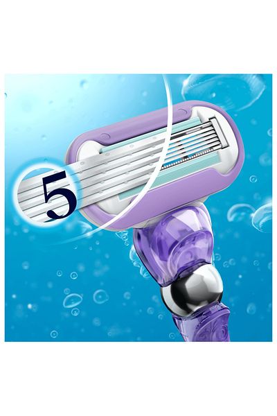 Gillette Venus Deluxe Smooth Swirl Women's Razor Refill Set, 6 pcs