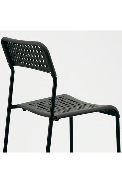 rexa Black Chair – Sleek and Durable Seating for Home, Office, or Event Use