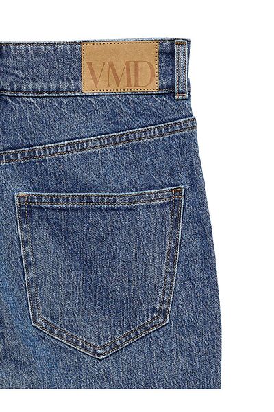 Vero Moda Weit geschnitten VMTESSA Hohe Taille Weite Passform - kurz geschnitten Jeans