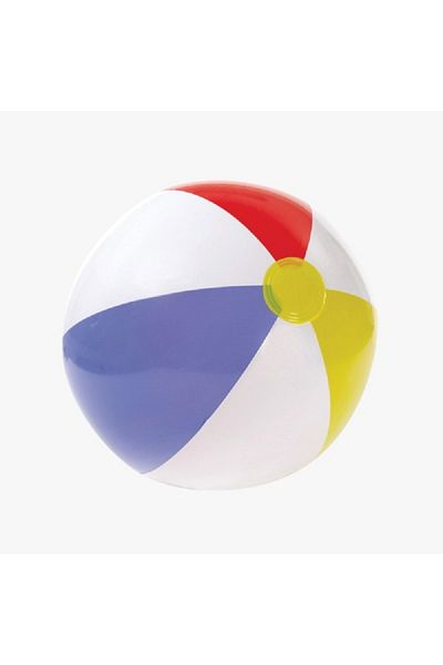 Intex High-Quality Glossy Panel Inflatable Beach Ball Multicolor