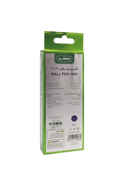 Roco 1430 Dry Ink Pen – Smooth Writing, Quick-Dry Ink, Fine Tip