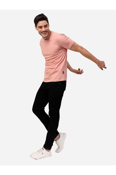 Stylox By Styli Solid Short Sleeve Regular Fit T-Shirt
