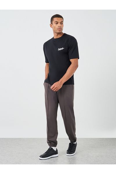 Styli Pintuck Detail Relaxed Fit Joggers