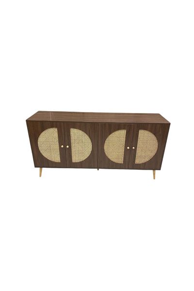DEC17 4-door wooden buffet with a distinctive design