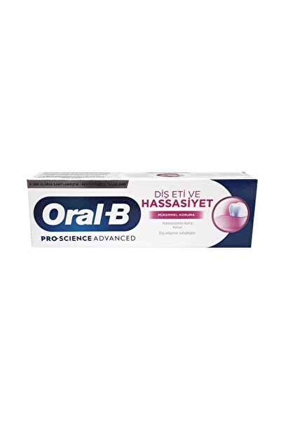 Oral-B Pro Science Advanced Diş Eti Ve Hassasiyet Mükemmel Koruma Diş Macunu ...