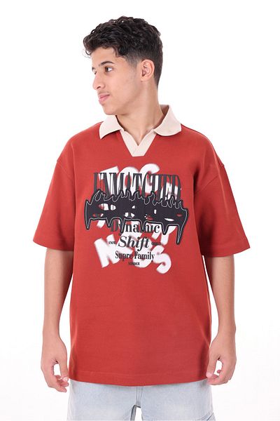 SWAG SA Oversized T-shirt with embroidery and print