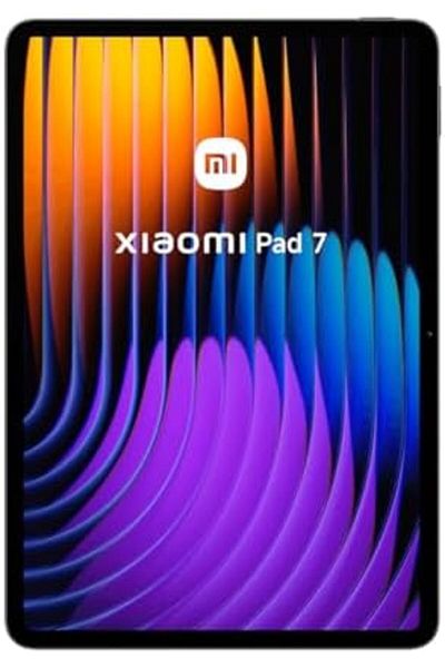 Xiaomi جهاز لوحي Pad 7 بحجم 11 بوصة، دقة 3.2K، تردد 144 هرتز، 8GB/128GB، بطارية 8850mAh، مع معالج Snapdragon 7+ Gen 3، باللون الأزرق.
